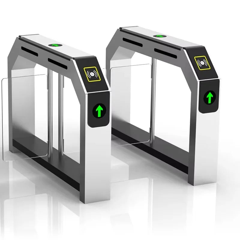 High Performance Face Recognition Security Access Door Station Automatic Ticket Gate High Speed Access Turnstile Gate