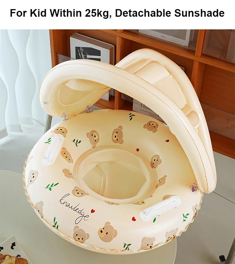 Rooxin piscina flutuador bebê anel de natação tubo inflável anel de assento de natação para criança círculo de natação praia água jogar nadar flutuador