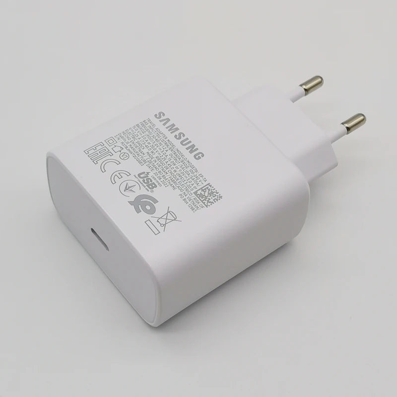 Carregador de 45W, 1.8m, Tipo C, Galaxy S24, S23, S22, S21, S20, Nota 20, Ultra 10, Z Flip, Fold 6, Samsung-Adaptador de Carga Super Rápida, 5, 4, 3, 2
