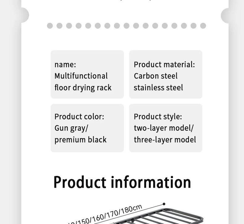Casa interior dobrável vertical vloth rack de secagem varanda aço roupas rodas secador removível colcha torre prateleira suporte lavanderia