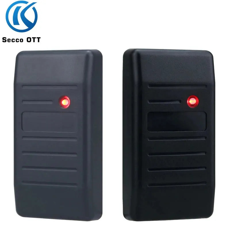 Outdoor Waterproof RFHID Card Reader 125KHZ Wiegand 26-37 Adaptive Format Output RS485 RS232 TTL Level Communication small hid