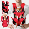 Mochila transportadora frontal para cães, mochila transportadora ajustável para cães, portadores para cães pequenos e gatos, caminhadas, acampamento, viagens