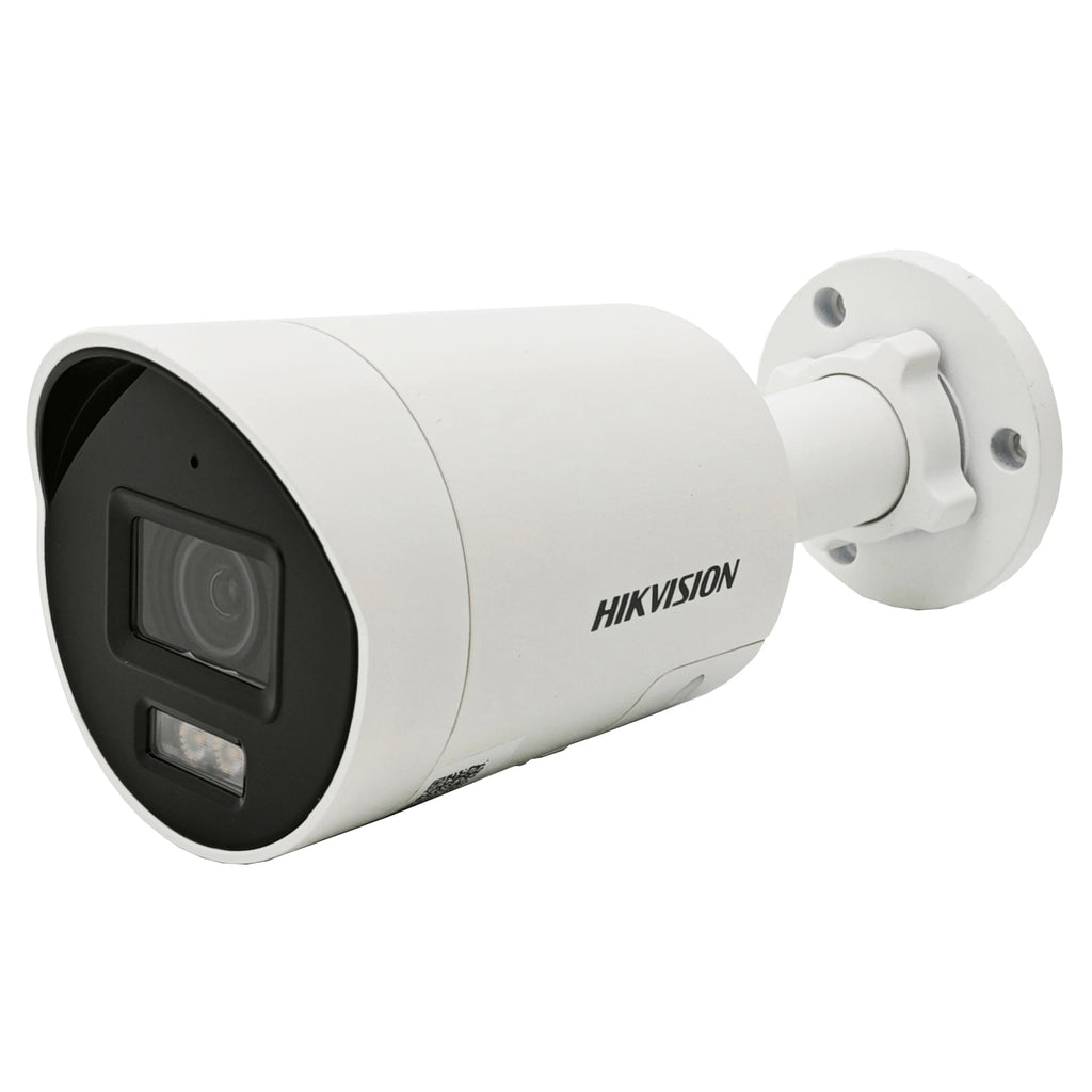 Hikvision original DS-2CD2087G2H-LIU/sl 4k bala câmera ip vigilância 8mp colorvu captura facial luz estroboscópica alarme de áudio