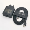 Carregador de 45W, 1.8m, Tipo C, Galaxy S24, S23, S22, S21, S20, Nota 20, Ultra 10, Z Flip, Fold 6, Samsung-Adaptador de Carga Super Rápida, 5, 4, 3, 2
