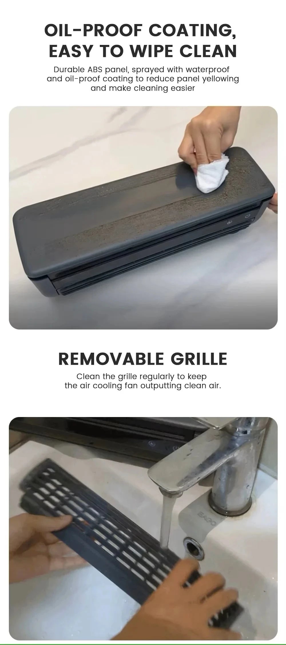 Mini desktop casa cozinha banheiro ventilador de spray elétrico portátil ventilador refrigeração ar água recarregável montado na parede