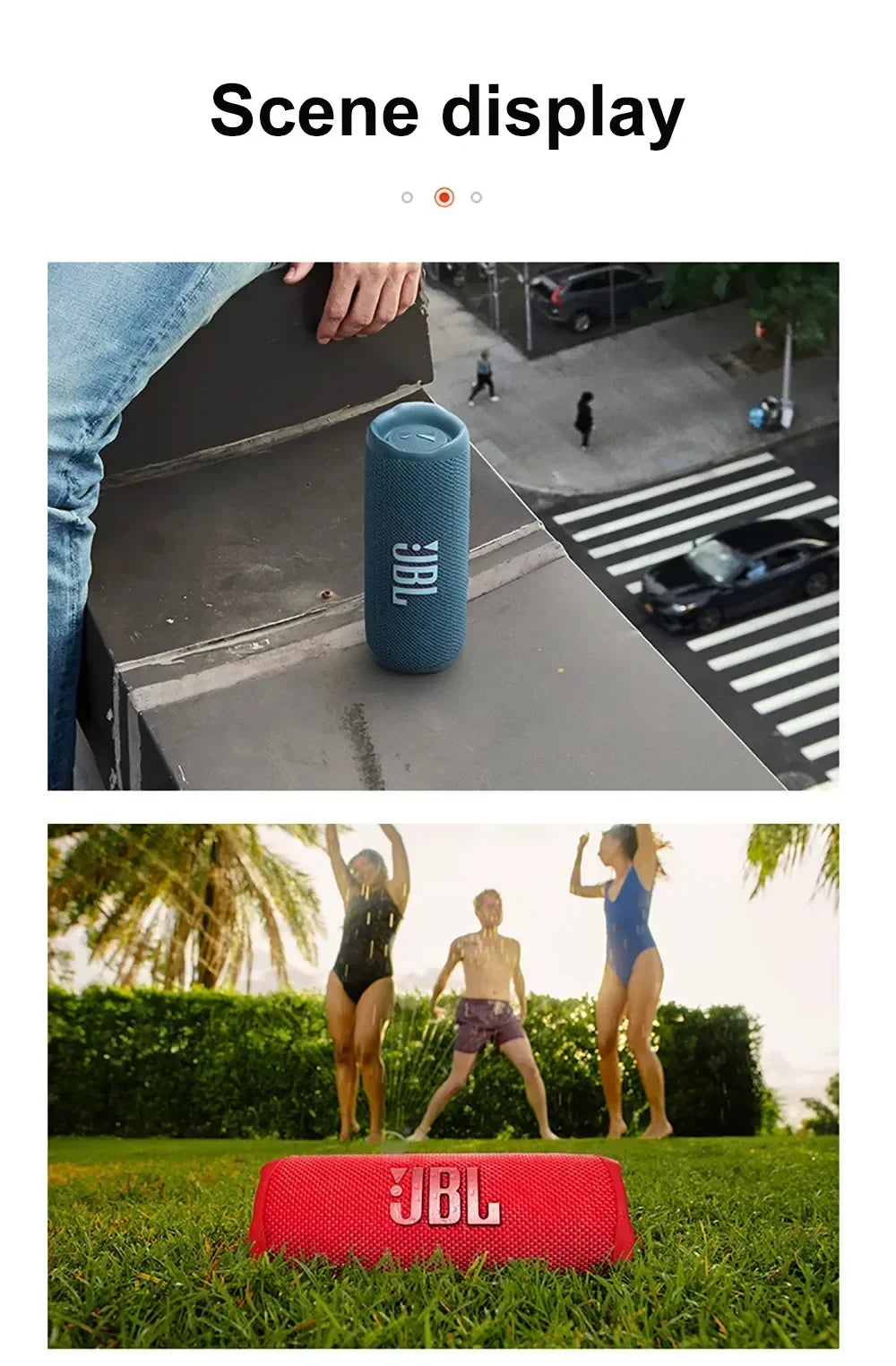 Original jbl flip 6 sem fio bluetooth alto-falante portátil ipx7 à prova dwaterproof água ao ar livre estéreo baixo música faixa com tweeter independente