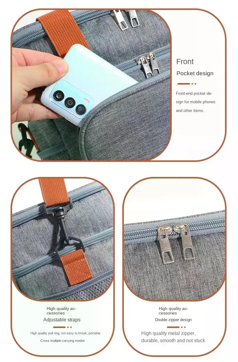 Saco de almoço térmico portátil piquenique alimentos refrigerador sacos caso isolado durável à prova dwaterproof água escritório lancheira alça ombro caixa refrigeração