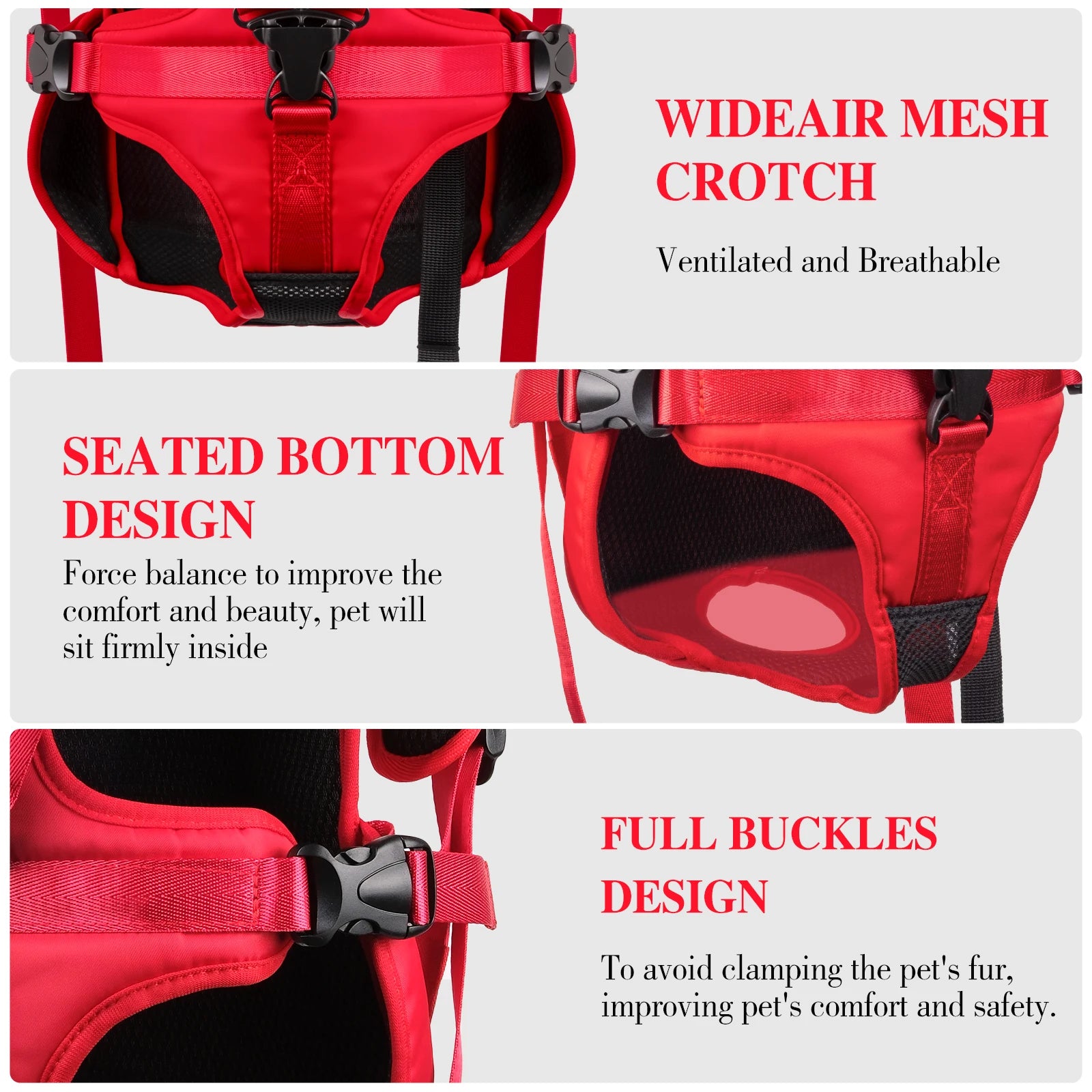 Mochila transportadora frontal para cães, mochila transportadora ajustável para cães, portadores para cães pequenos e gatos, caminhadas, acampamento, viagens