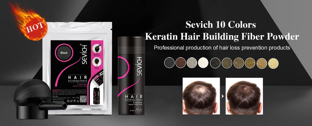 3 pçs conjunto de fibras de cabelo queratina construção do cabelo estilo em pó perda de cabelo instantâneo recrescimento espessamento pós linha fina barba enchimento