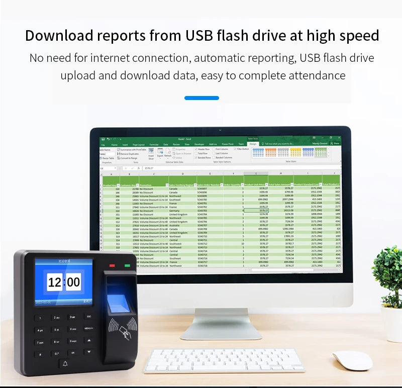 125khz rfid biométrico impressão digital comparecimento do tempo relógio gravador reconhecimento de funcionário verificar em tempo gravação porta controle acesso