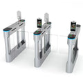 Fitness Center GYM Swing Barrier Swipe RFID Card Face Recognition Fingerprint Access Brushless Motor Swing Turnstile Gate