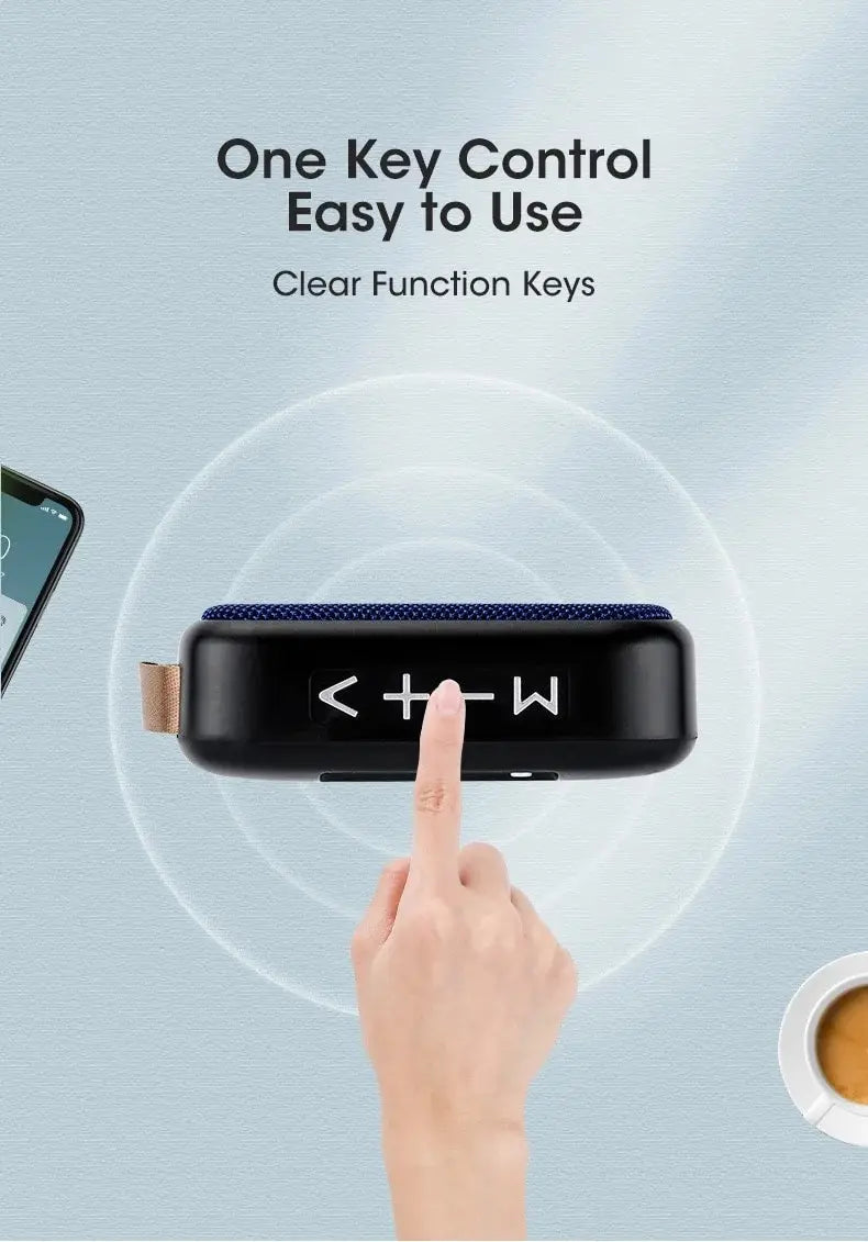 Novo Alto-falante sem fio ao ar livre portátil subwoofer mini alto-falante casa pano cartão alto-falante