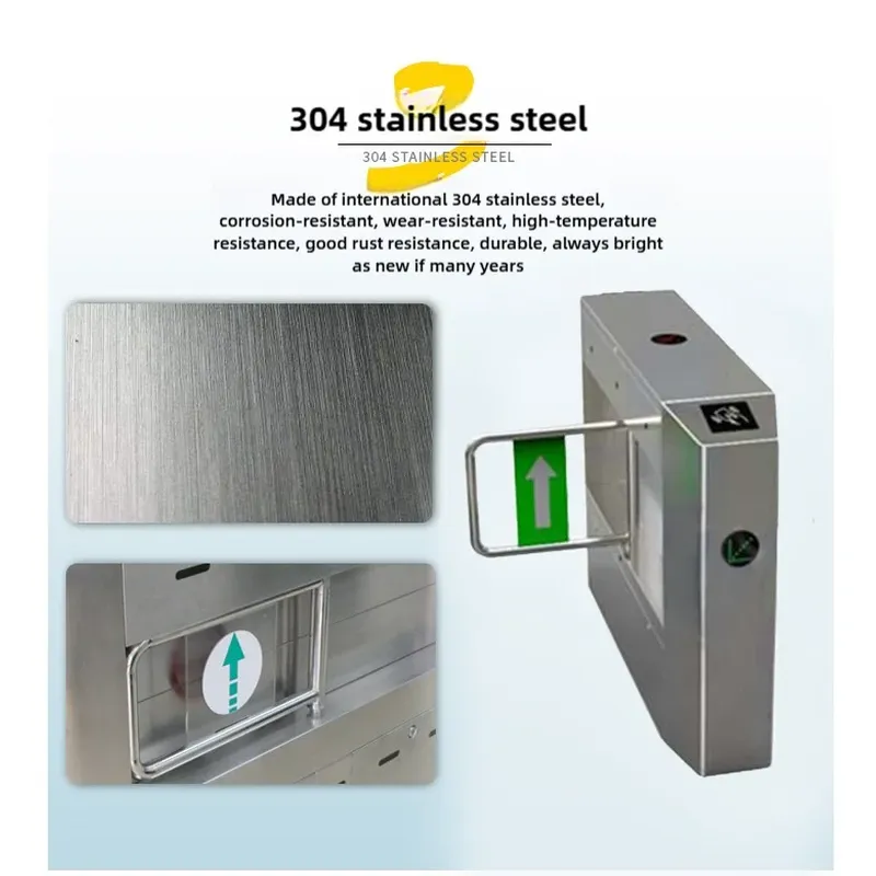 Safety Smart Swing Barrier Turnstile Access Control Security Swing Gate Turnstile for Gym