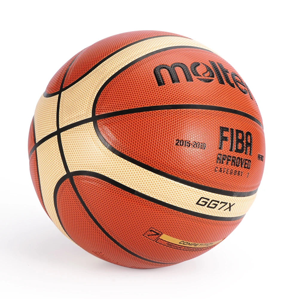 Molten GG7X Basquete PU Couro para Adultos Adolescentes Crianças Treinamento de Partita interna ao ar livre Aprovado pela FIBA