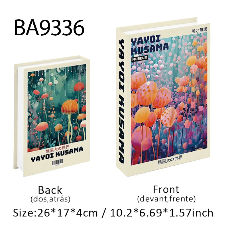Caixa de armazenamento de livro falso que pode ser aberta, livros decorativos de luxo, mesa de café, ornamento, prateleira de quarto, decoração nórdica de interiores, decoração de casa