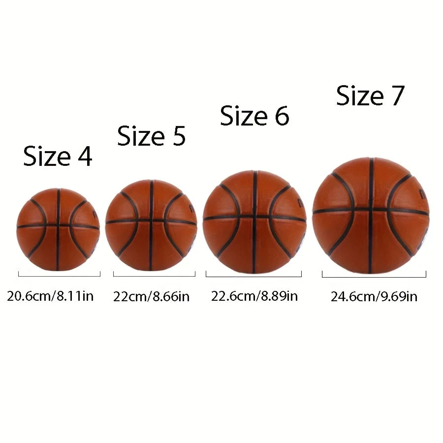 1pc oficial adulto adolescente basquete-marrom tamanho 4/5/6/7 basquete-borracha durável interior/exterior bola de jogo profissional