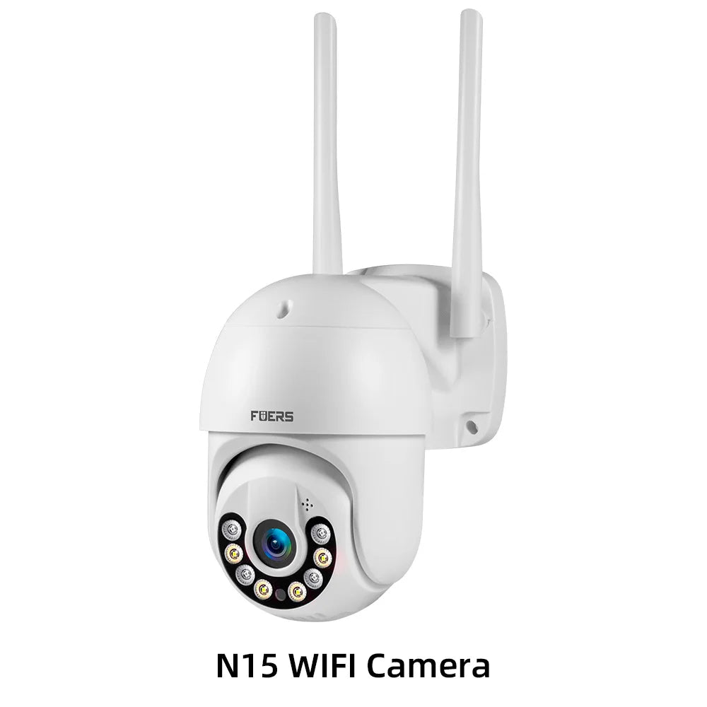 Fuers h.265 tela lcd de 10.1 polegadas 8ch sem fio nvr segurança diy câmera ao ar livre sistema wi fi vigilância cctv gravador de áudio e vídeo