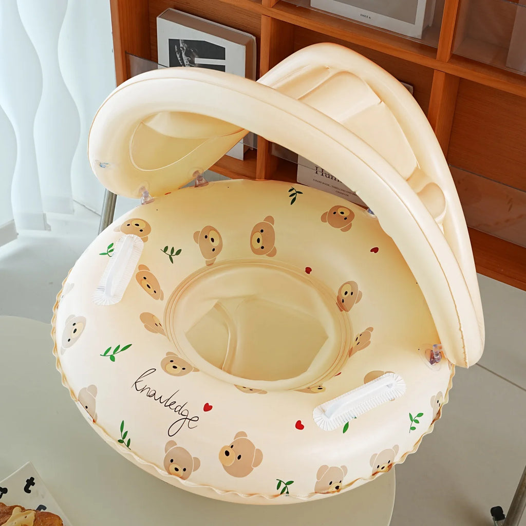 Rooxin piscina flutuador bebê anel de natação tubo inflável anel de assento de natação para criança círculo de natação praia água jogar nadar flutuador