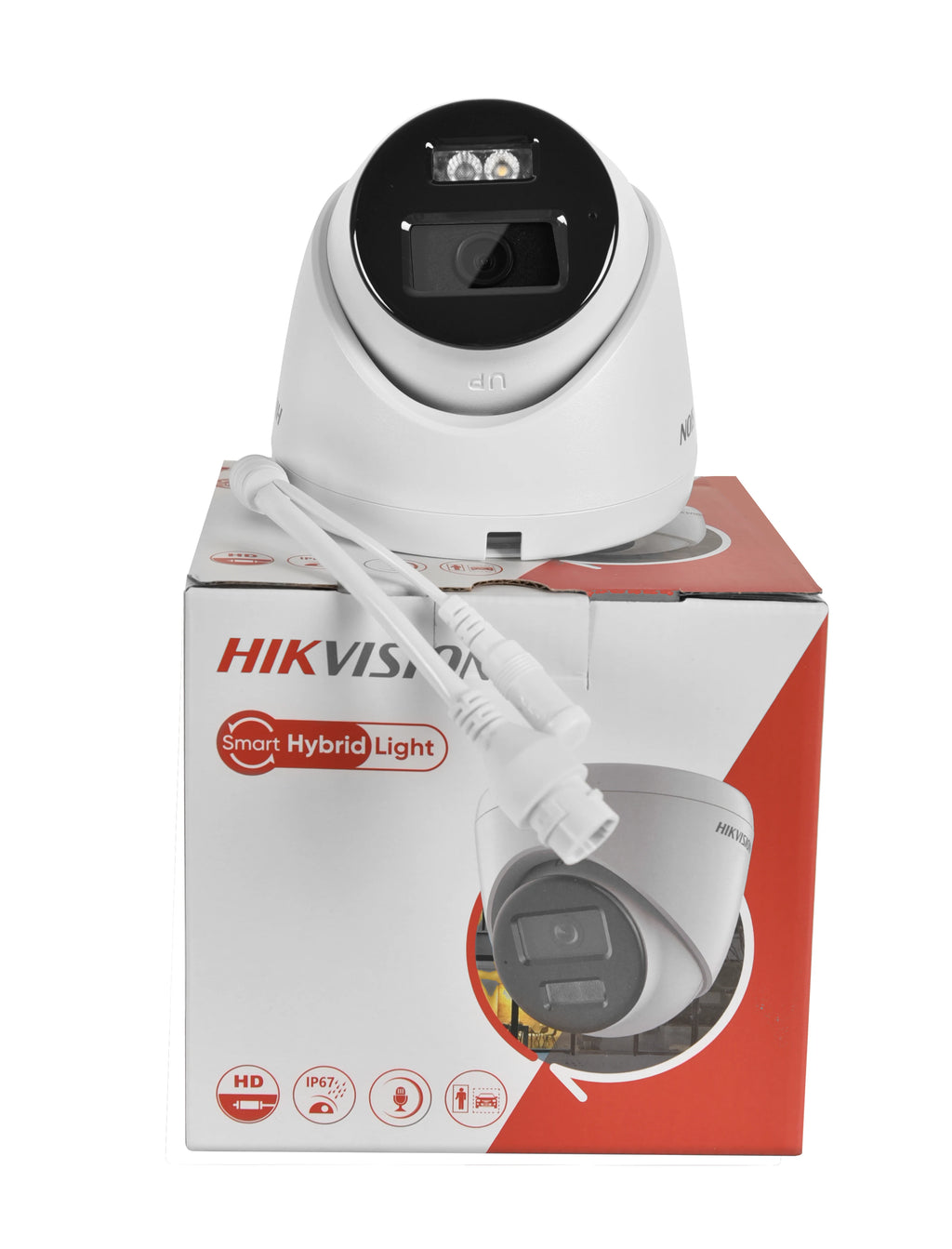 Hikvision câmera ip de 8mp DS-2CD1383G2-LIUF microfone embutido luz dupla 4k luz híbrida inteligente slot para cartão sd câmera de rede de torre fixa