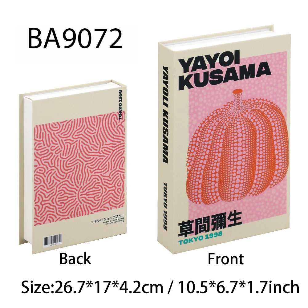 Caixa de armazenamento de livro falso que pode ser aberta, livros decorativos de luxo, mesa de café, ornamento, prateleira de quarto, decoração nórdica de interiores, decoração de casa