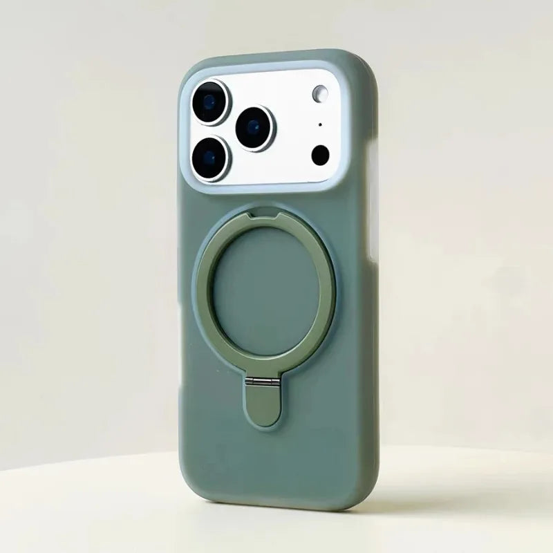 HOCE Suporte de Silicone Líquido Capa Magnética Para iPhone 17 Air 16 15 14 13 Pro Max Com Botão de Controle da Câmera Capa À Prova de Choque