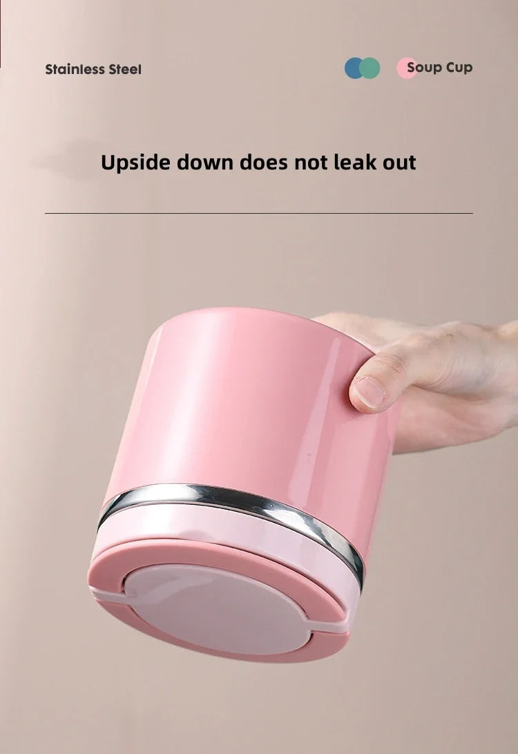 Frasco térmico de alimentos 630/1000ml, copo de sopa isolado, recipientes térmicos, lancheira de aço inoxidável, manter quente para crianças em idade escolar