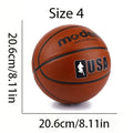 1pc oficial adulto adolescente basquete-marrom tamanho 4/5/6/7 basquete-borracha durável interior/exterior bola de jogo profissional