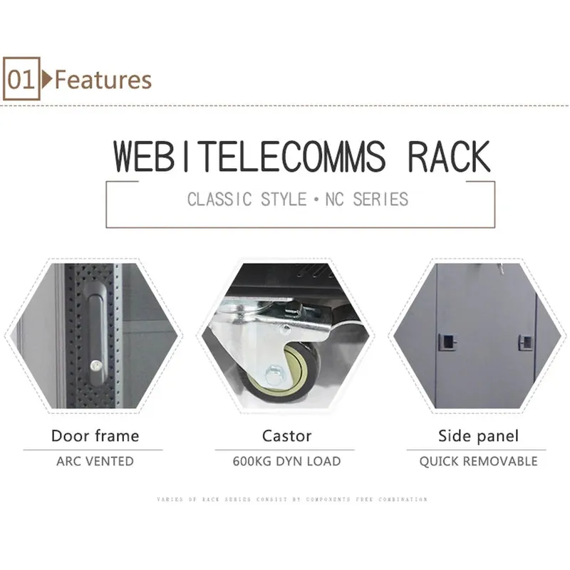 High Quality Data Center19 Inch Network Cabinet 42U Server Cabinet