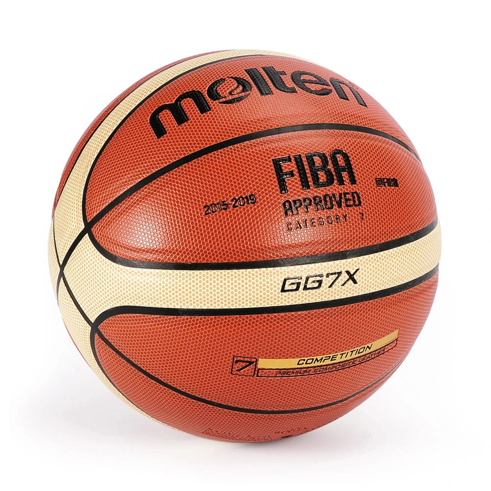 Molten GG7X Basquete PU Couro para Adultos Adolescentes Crianças Treinamento de Partita interna ao ar livre Aprovado pela FIBA