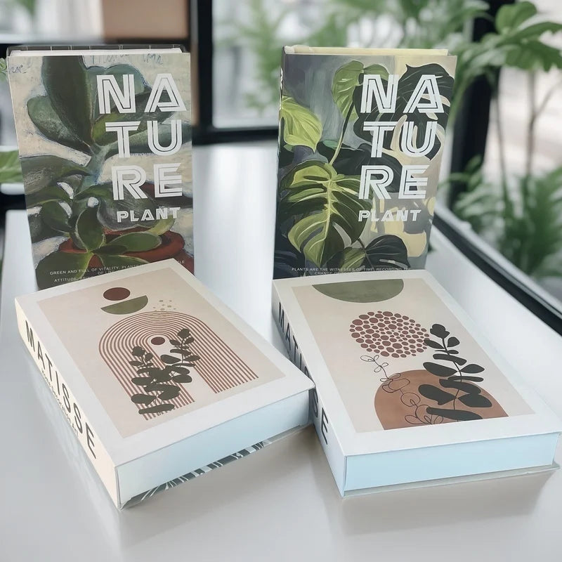 Caixa de armazenamento de livro falso que pode ser aberta, livros decorativos de luxo, mesa de café, ornamento, prateleira de quarto, decoração nórdica de interiores, decoração de casa