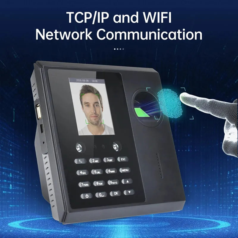 time machine Time Clock Attendance Machine Employee Biometric Fingerprint Password Time Attendance Machine  Time Clock