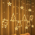 Led guirlanda de natal luzes da corda cortina de fadas luz para casa festa de ano novo casamento decoração do feriado
