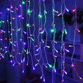 8 modos usb vara de gelo luz corda natal led luz guirlanda interior festa em casa jardim ano novo quarto cortina decoração