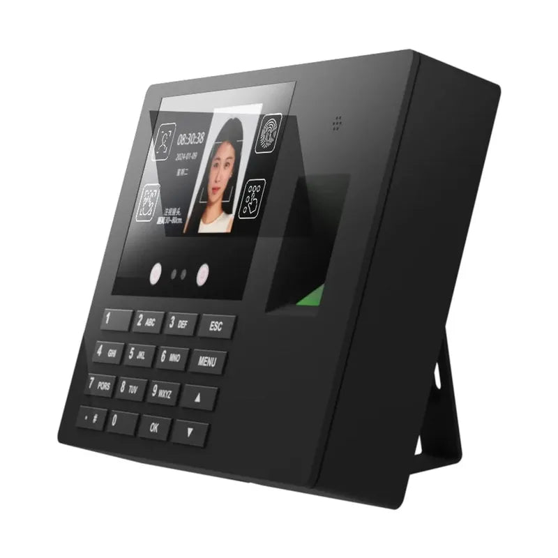 Multi functional attendance machine fingerprint recognition password recognition facial recognition three in one function