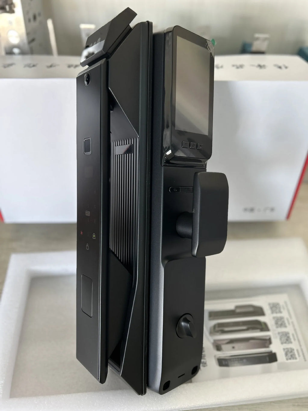 Fechadura inteligente com impressão digital, fechadura para porta de entrada sem chave, fechadura inteligente para porta frontal com código - fechadura inteligente com controle por aplicativo