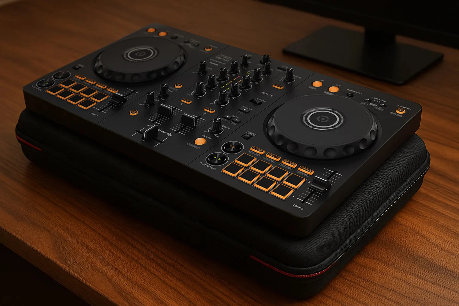 Capa ltgem para pioneiro dj ddj flx4/ddj 400/ddj sb3/ddj sb2 controlador de dj DDJ-RB desempenho caixa de controlador de dj (apenas bolsa)