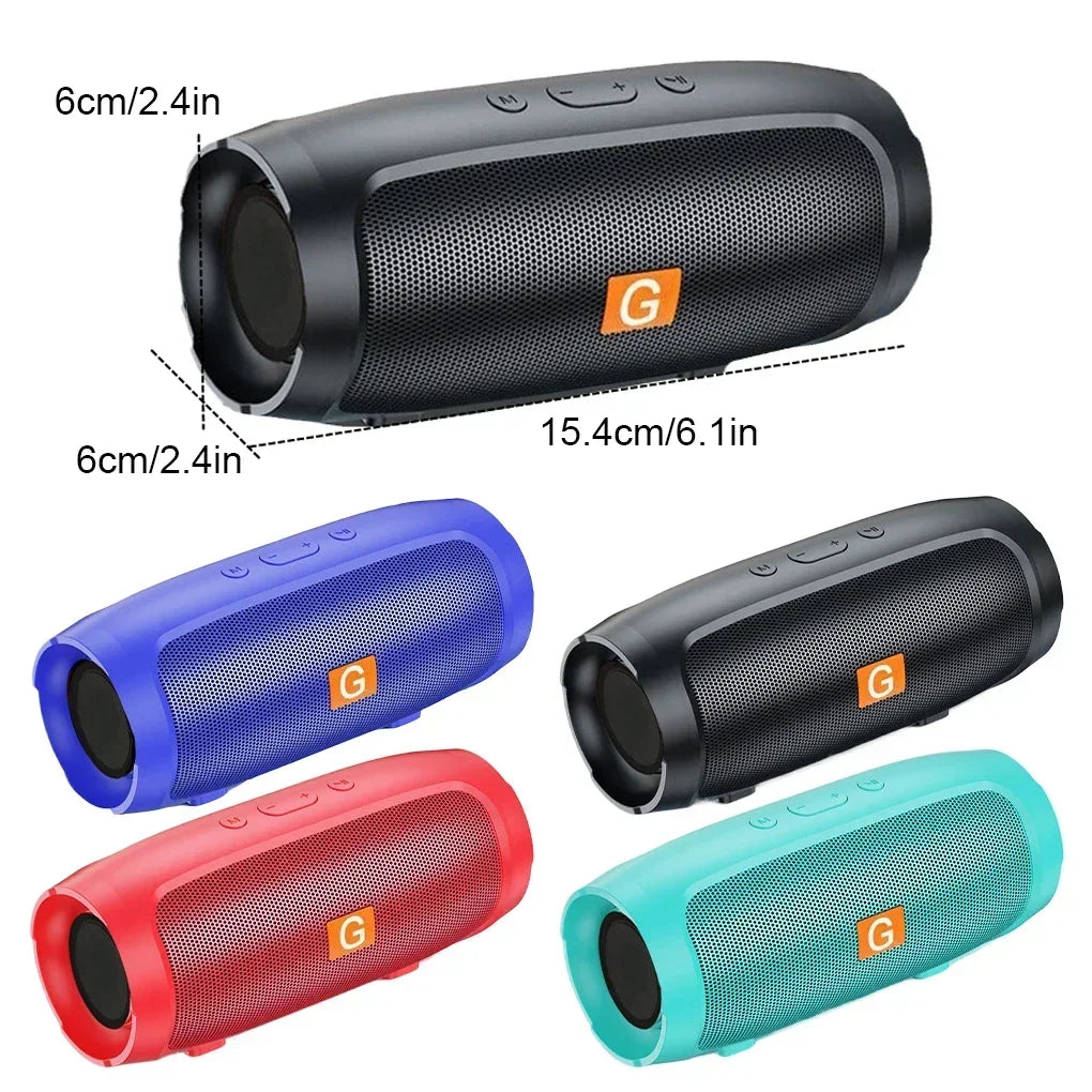 J007 subwoofer alto-falantes bluetooth ao ar livre estéreo surround à prova dwireless água caixa de som sem fio suporte rádio fm cartão tf