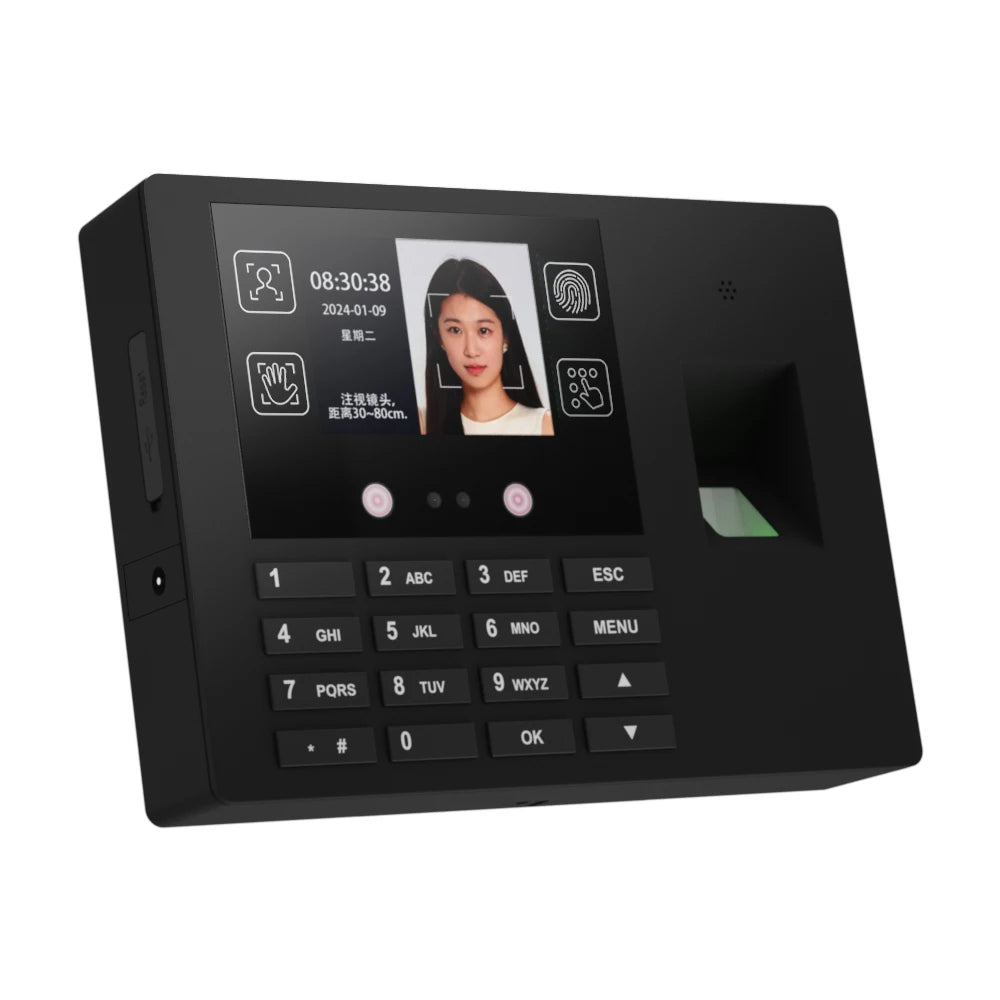 Máquina de atendimento multifuncional, reconhecimento de impressão digital, reconhecimento de senha, reconhecimento facial, três em uma função