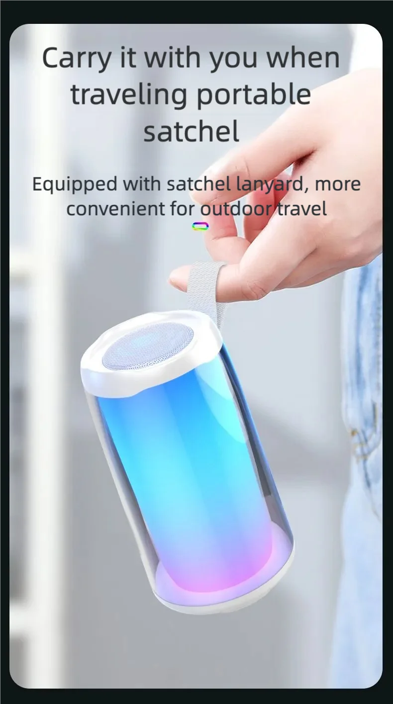 Máquina de karaokê portátil, alto-falante Bluetooth para festa com 2 microfones de karaokê, modos de luz RGB, 5 efeitos vocais, USB/AUX/TF