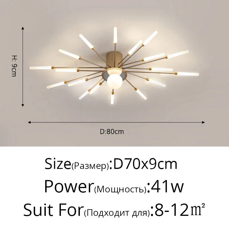 Kagu luzes de teto modernas led lustre iluminação interna para quarto hall sala de estar quarto infantil lâmpadas acrílicas quadro de fixação 175-260v