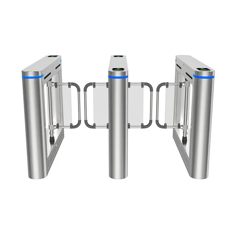 Fitness Center GYM Swing Barrier Swipe RFID Card Face Recognition Fingerprint Access Brushless Motor Swing Turnstile Gate