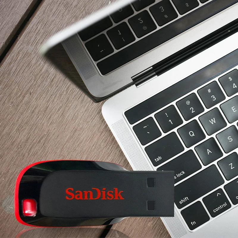 SanDisk USB2.0 FAT32 Cruzer CZ50 Flash Drive Compact Encrypted Flash Memory Stick USB2.0 PenDrive for Desktop Laptop