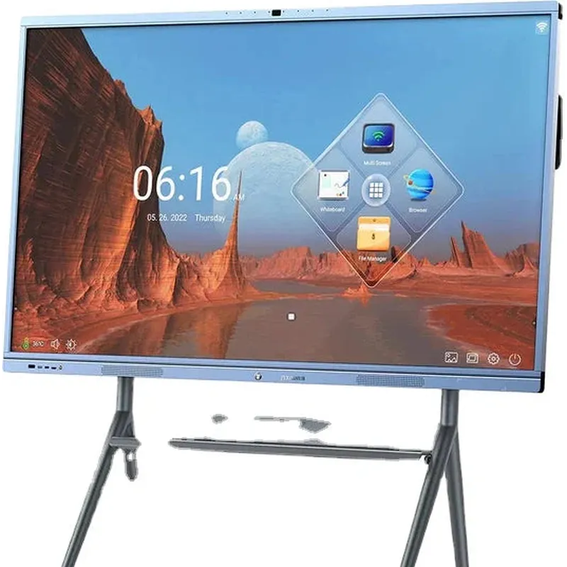 55 65 75 85 86 98 110 inch panel smart board touch screen digital white 8k smart interactive board classroom teaching
