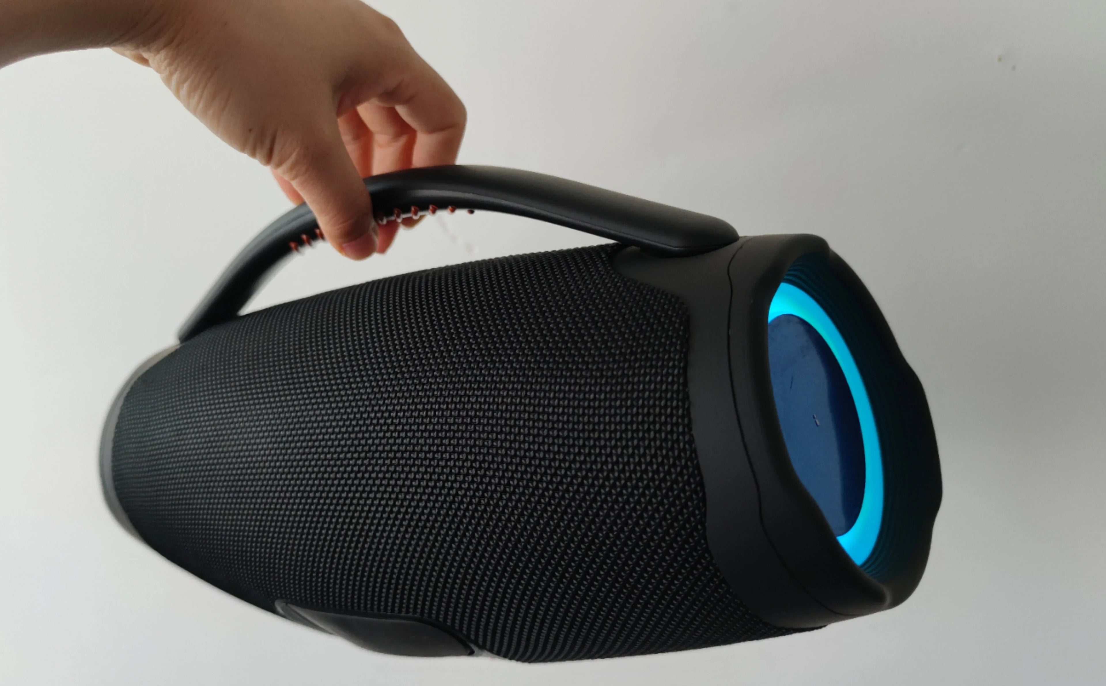 Portátil à prova d100 água 100w de alta potência bluetooth alto-falante rgb luz colorida sem fio subwoofer 360 estéreo surround tws boom box