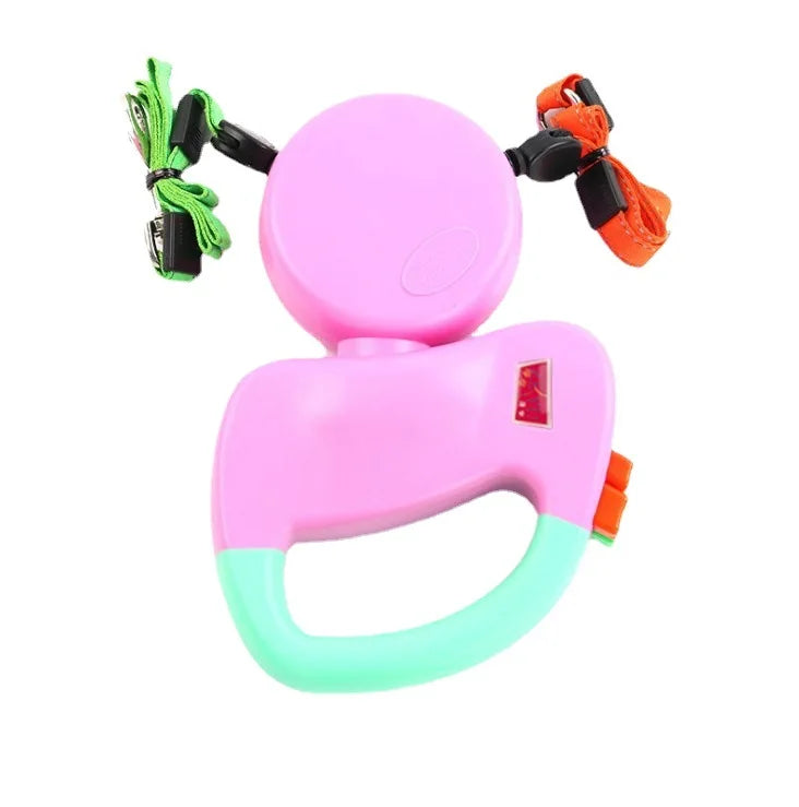 Trela retrátil dupla para cães, edição aprimorada, auto-antangular, reflexiva, à prova d'água, suporta até 50lb, trela de corrida para cães