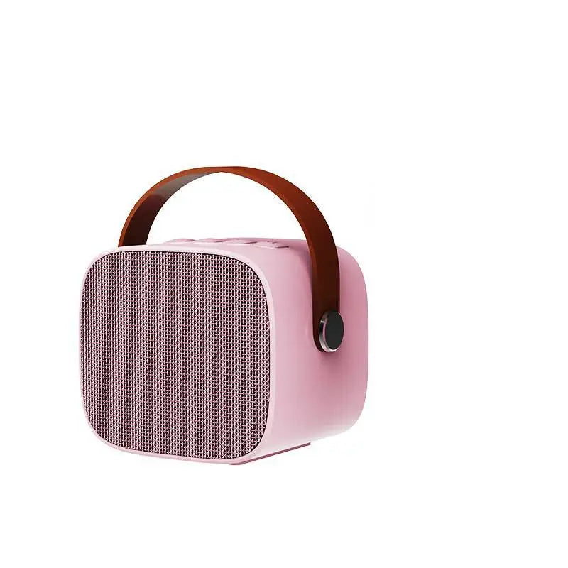 Mini máquina de karaokê para crianças e adultos, alto-falante portátil com 1-2 microfones sem fio para casa, ktv, festa de aniversário, presentes de feriado