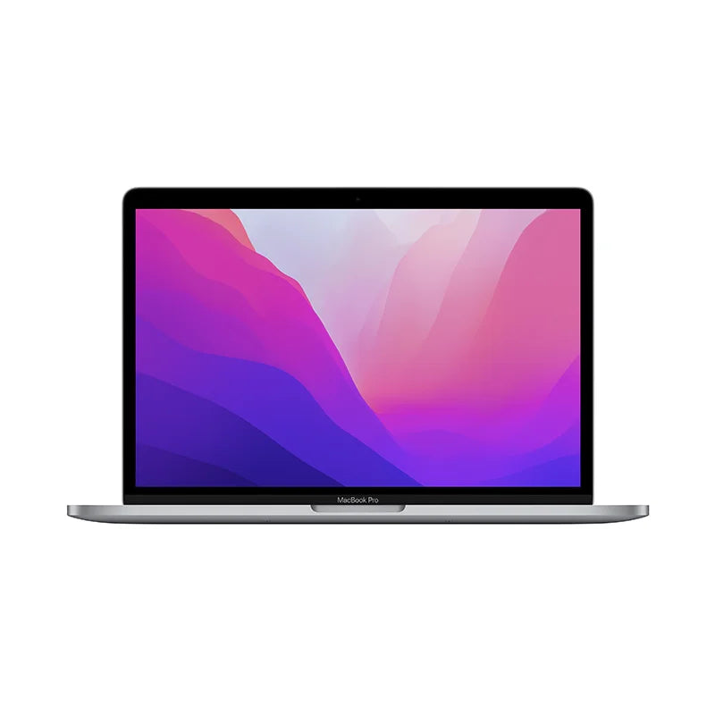 2022 MacBook Pro M2 chip 13 polegadas Touch Bar, Touch ID CPU de 8 núcleos e GPU de 10 núcleos 256G/512G/1TB 8G/16G/24G RAM.
