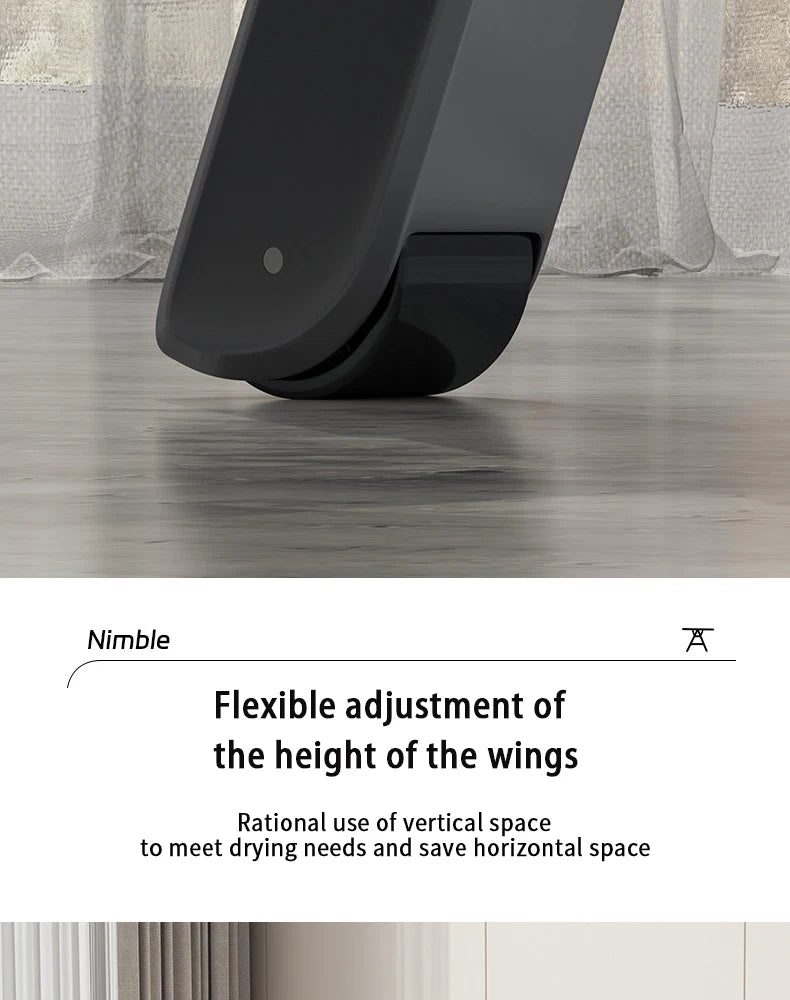 Casa interior dobrável vertical vloth rack de secagem varanda aço roupas rodas secador removível colcha torre prateleira suporte lavanderia