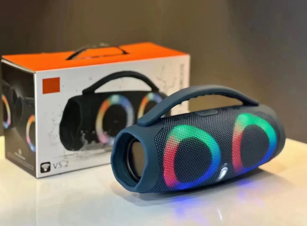 100w de alta potência bluetooth alto-falante portátil rgb luz colorida à prova dwireless água sem fio subwoofer 360 estéreo surround tws fm boombox