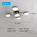 Lustre LED com 3 Cores Diferentes, Iluminação Interior, Adequado para Sala de Estar, Quarto, Hotel, Apartamento, Estudo, Decoração do Lar
